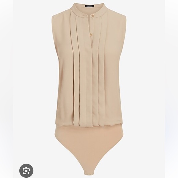 Express pleated front bodysuit - Picture 1 of 7